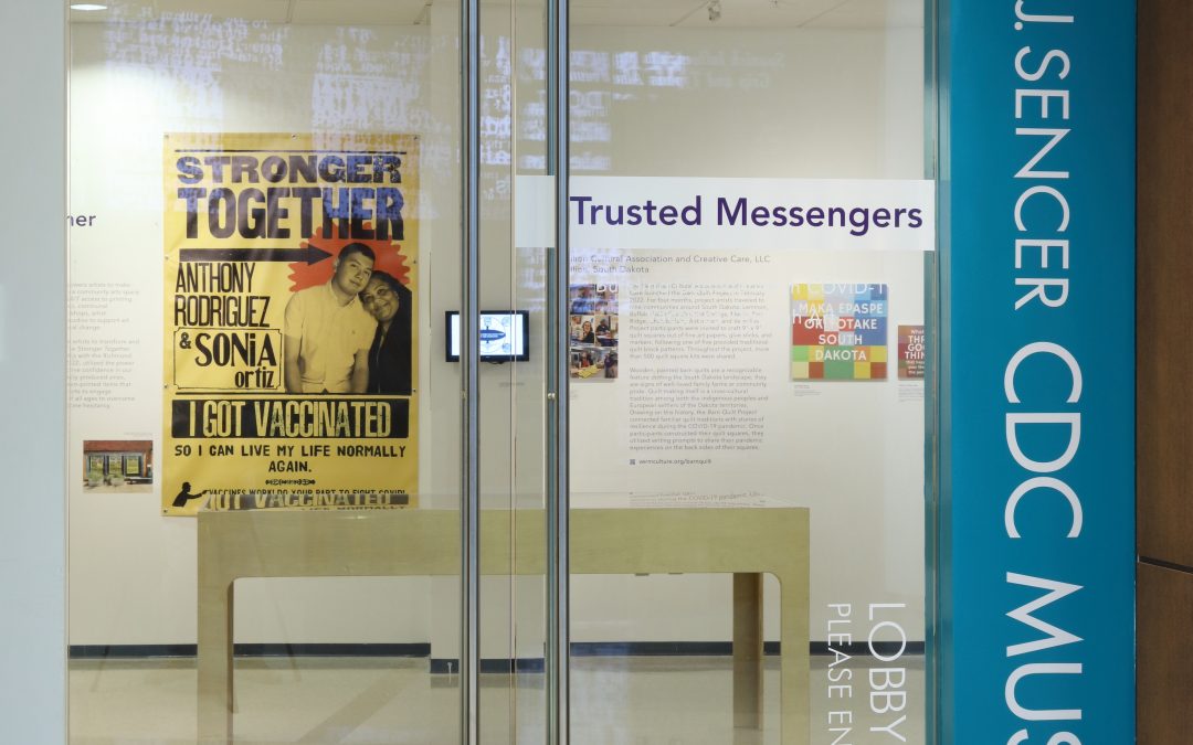 “Trusted Messengers” exhibition showcases diverse and innovative works of art created to promote confidence in COVID-19 vaccines